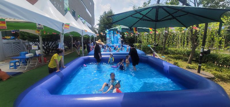 군포도시공사, 군포국민체육센터 '2024 늘봄학교 야외 물놀이장' 프로그램 운영(2).jpg