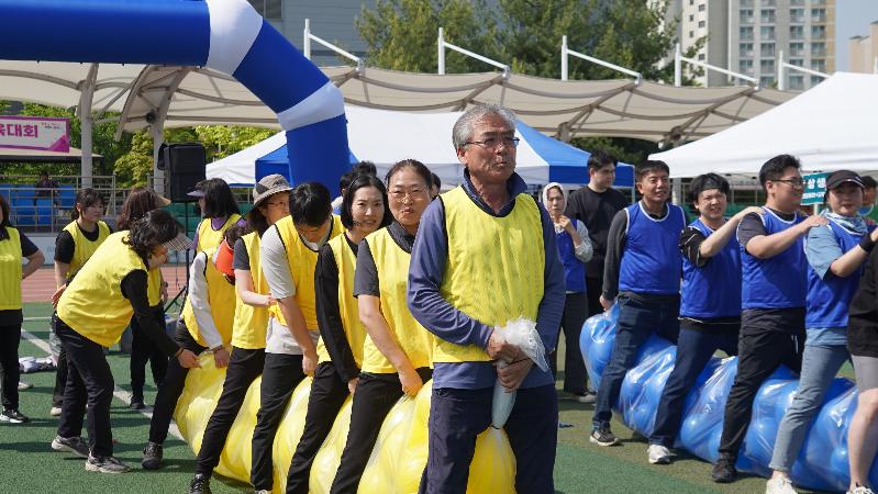 군포도시공사, 노사 한마음 체육대회 개최 - 말싸움