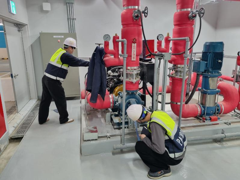 시민체육광장 신규 타워주차장 시설물 점검2